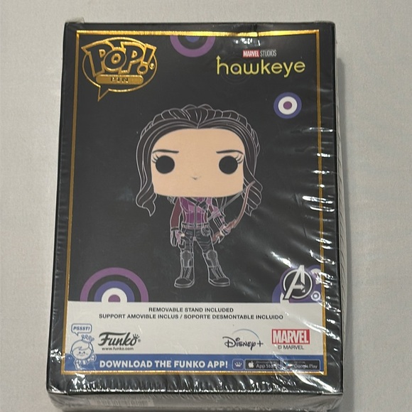 Funko Pop Pin Hawkeye Kate Bishop Enamel Pin NIB - Picture 2 of 5